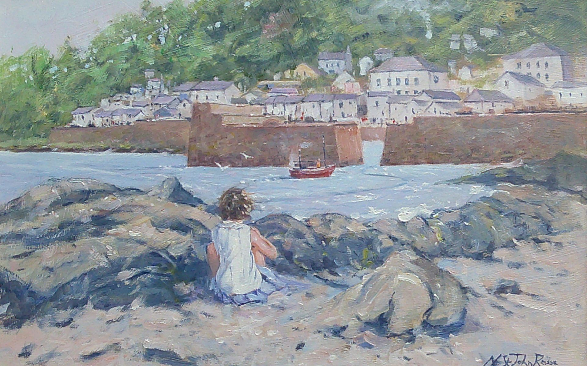 Art at The Joel Gallery Mousehole Cornwall