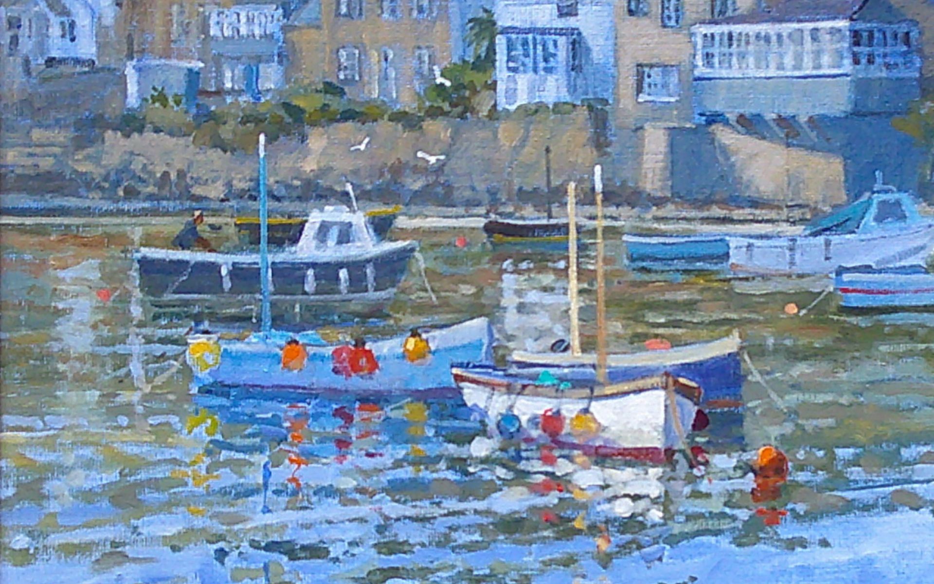 Art by Roger Curtis at The Joel Gallery Mousehole Cornwall